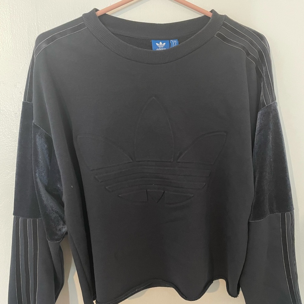 adidas cropped crew neck